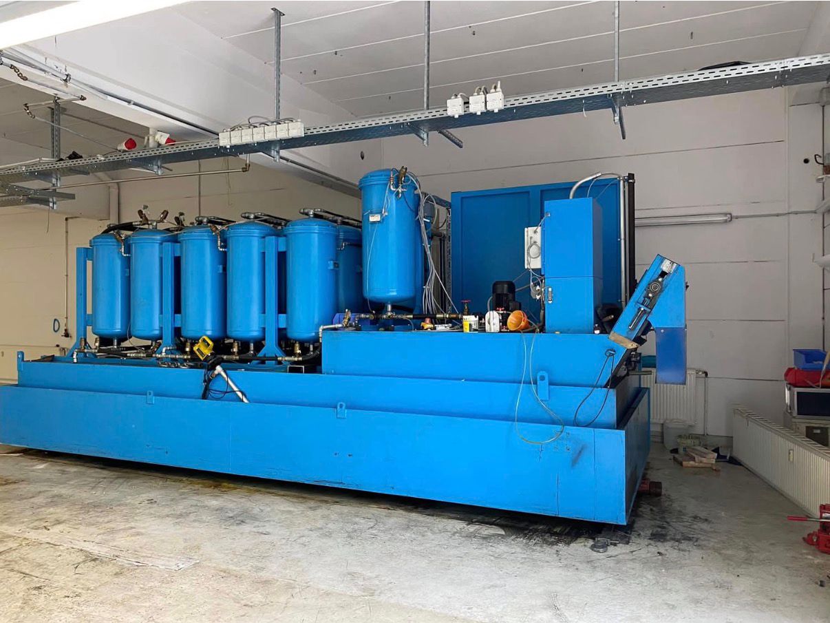 Hydraulikanlage Vorher