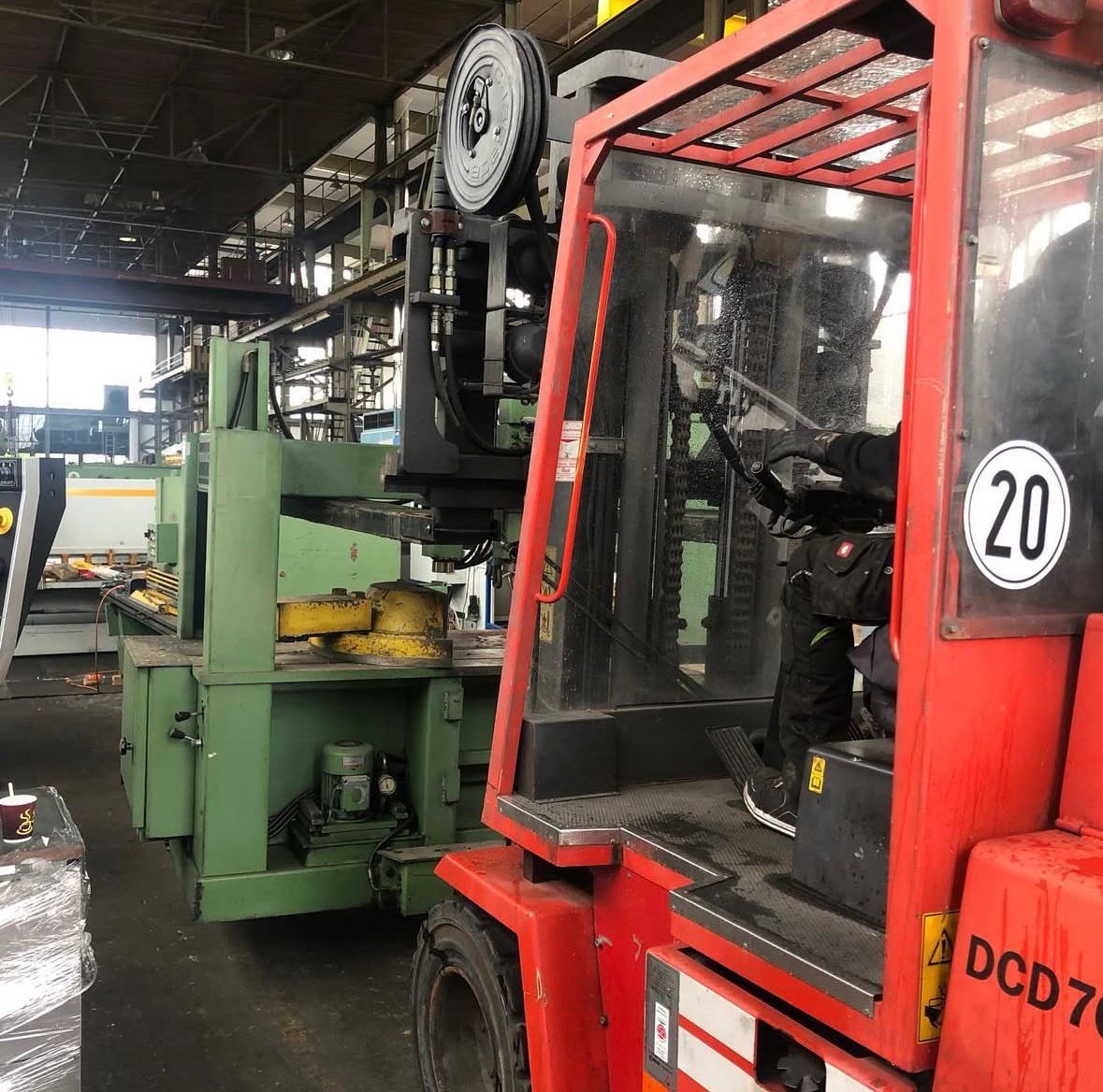 Gabelstapler in der Halle